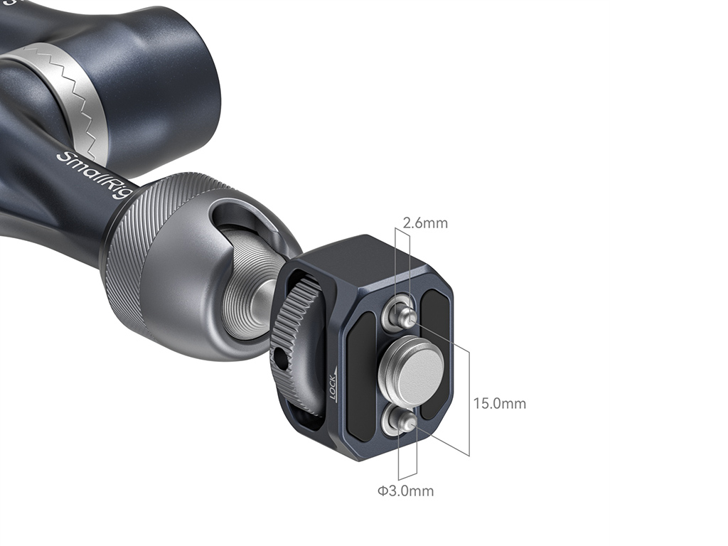 SmallRig 4899 ARRI Bağlantılı Magic Arm (7")