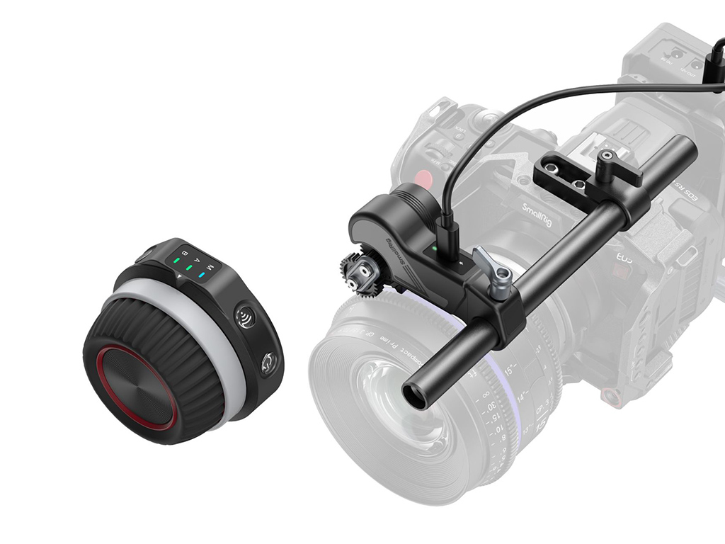 SmallRig 4296 Kablosuz Follow Focus Kiti Dahili 1400mAh Batarya