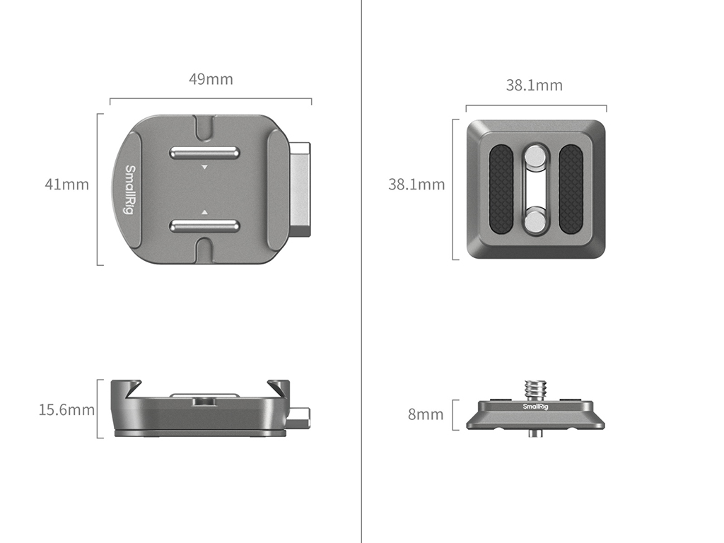 SmallRig 4486 HawkLock H38 Arca-Swiss Hızlı Çıkarma Montaj Plakası
