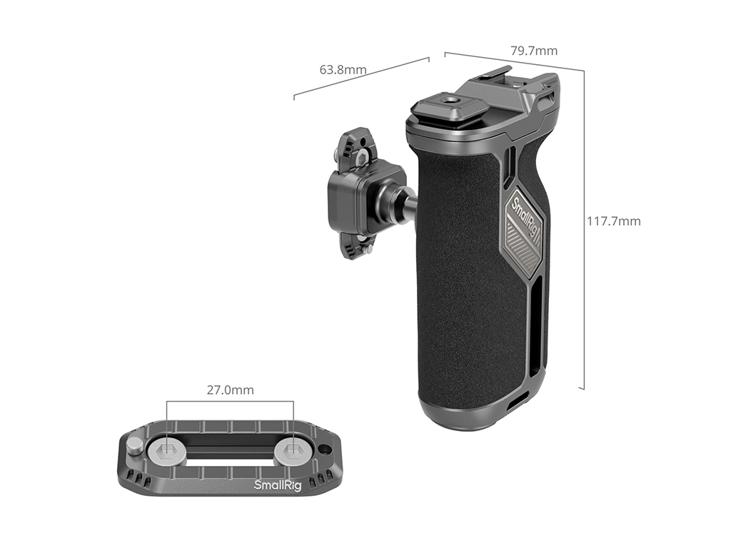 SmallRig 4485 H21 Hawlock Dönebilen Yan Tutma Kolu