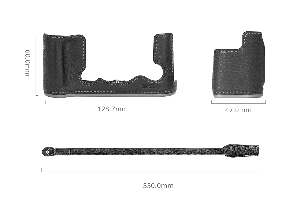 SmallRig 4709 Fujifilm X-T50 Uyumlu Siyah Deri Kılıf