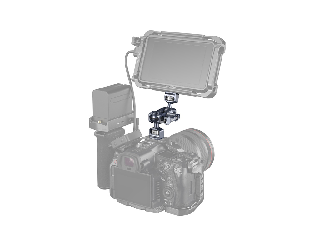 SmallRig 3873 Çift Başlıklı Ballhead Magic Arm