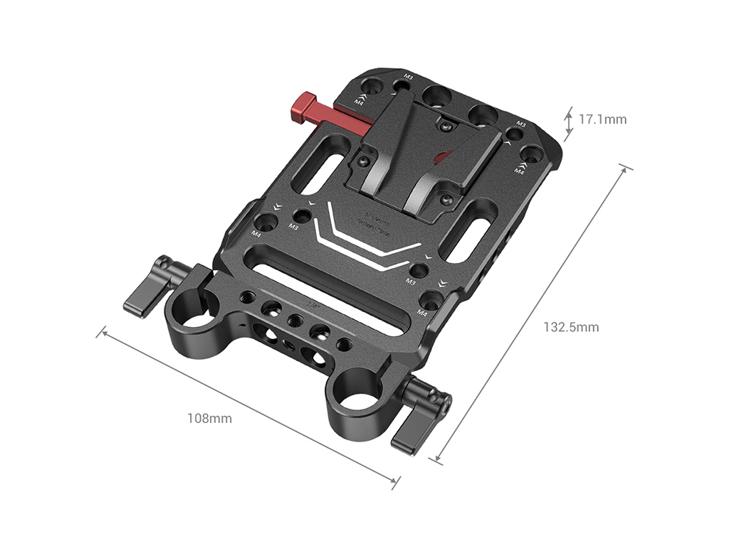SmallRig 3016 Rod Clampli V-Mount Aparatı