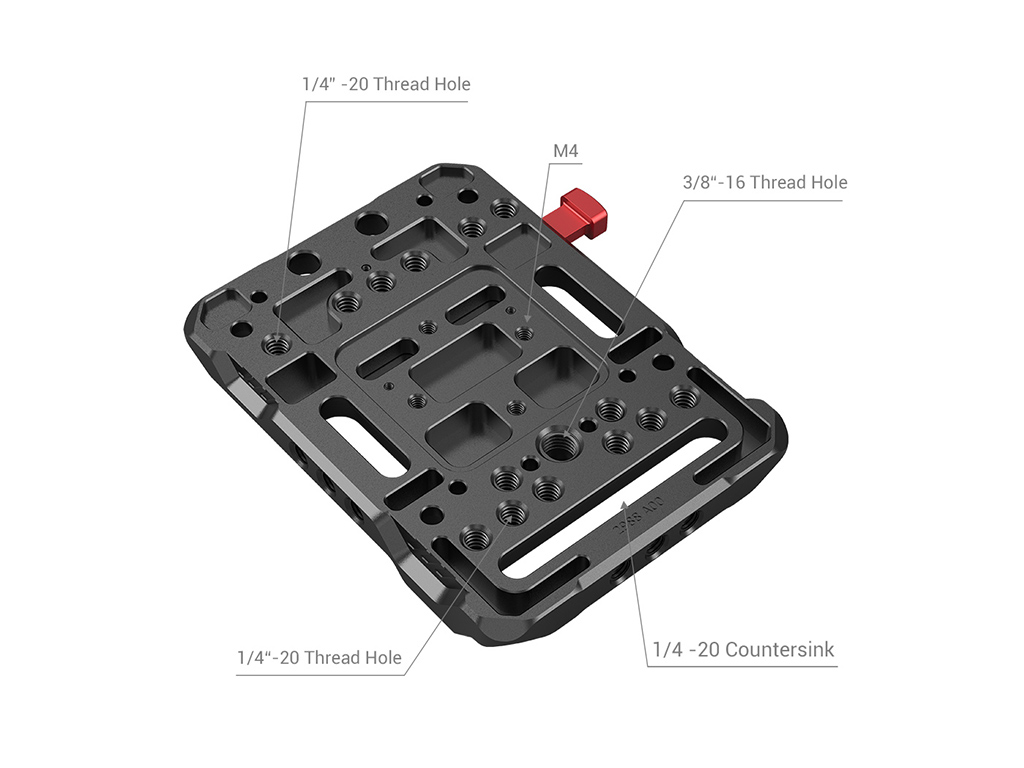 SmallRig 3016 Rod Clampli V-Mount Aparatı