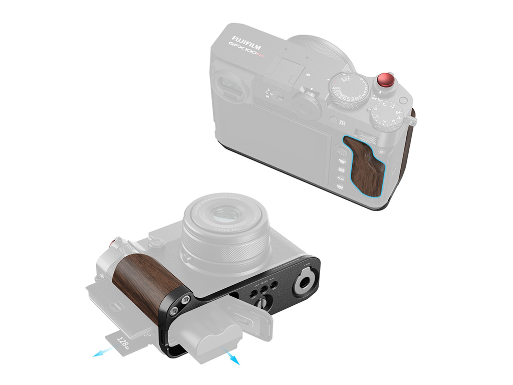 SmallRig 5266 Fujifilm GFX100RF Uyumlu Siyah L Braket
