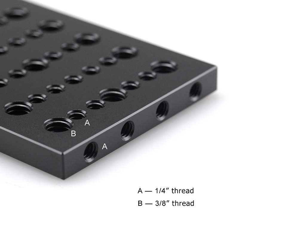 SmallRig 1092 Çok Amaçlı Montaj Plakası Baseplate 1/4''-20 ve 3/8"-16 Delikli