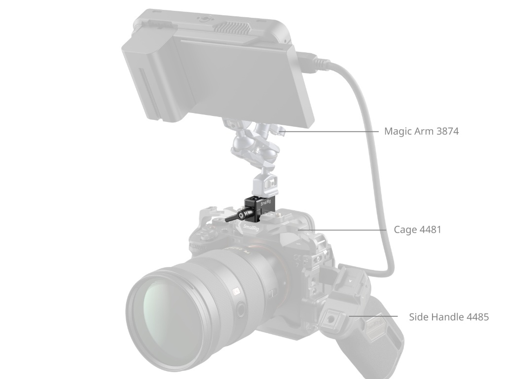 SmallRig 1973B Nato Clamp Bağlantı Aparatı
