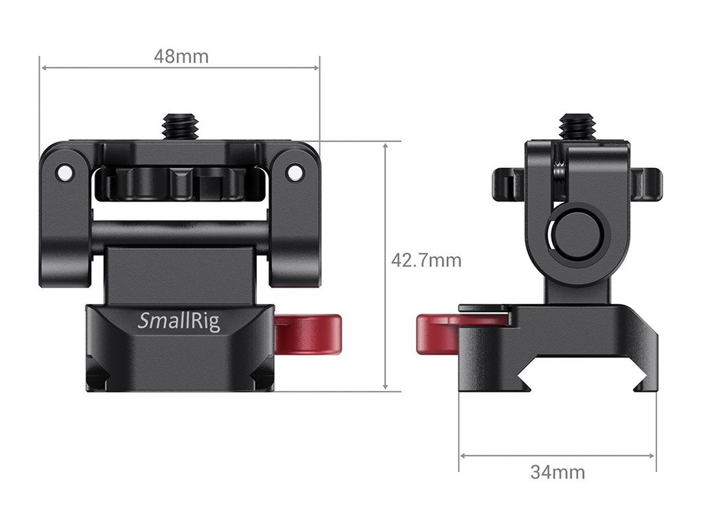 SmallRig 2100B Nato Bağlantılı Monitor Tutucu