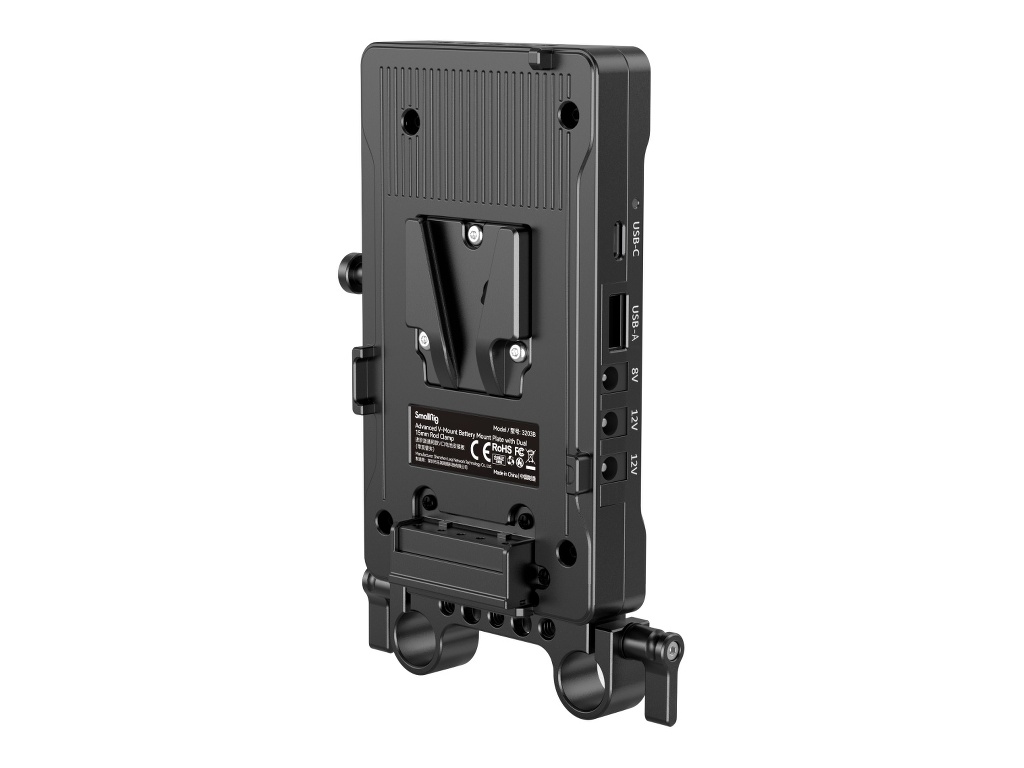 SmallRig 3203B 15mm Rod Yuvalı V-Mount Batarya Montaj Plakası