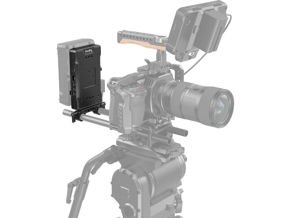 SmallRig 3203B 15mm Rod Yuvalı V-Mount Batarya Montaj Plakası