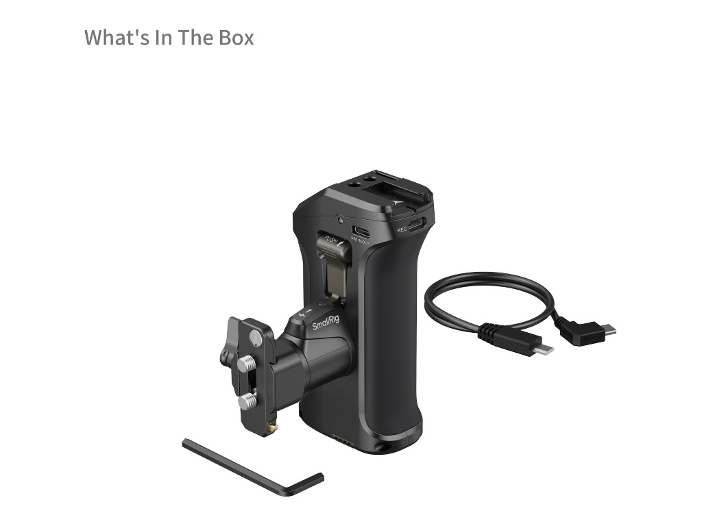 SmallRig 3893 Sony Kamera Uyumlu Dönebilir Yan Tutma Kolu