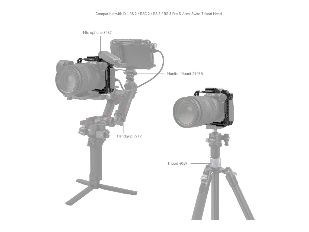 SmallRig 4022 Lumix G9 II / S5 II / S5 IIX Uyumlu Kafes