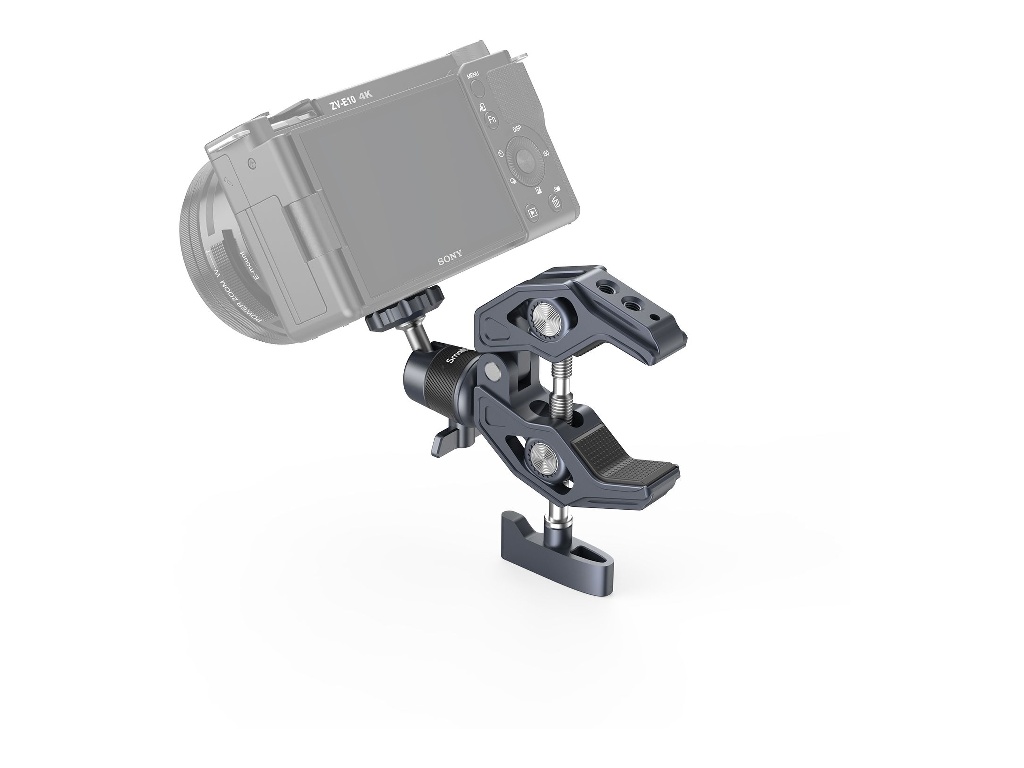 SmallRig 4102B 3.5kg Taşıma Kapasiteli Süper Clamp Aksiyon Kamera ile Uyumlu