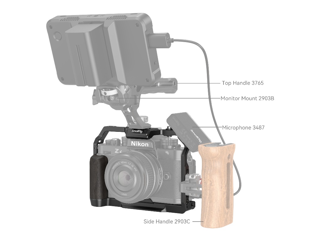 SmallRig 4261 Nikon ZF Uyumlu Kafes