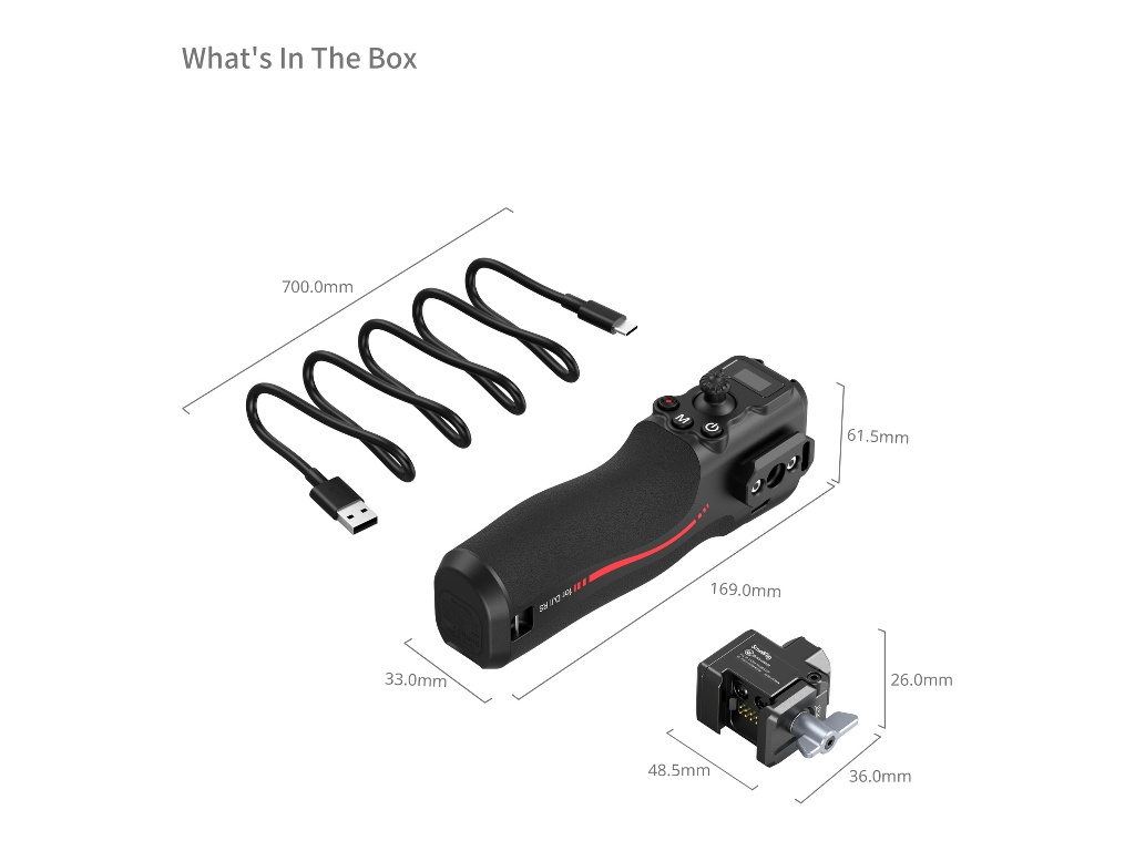 SmallRig 4329 DJI RS Serisi için Follow Focus Özelliğine Sahip Kumanda Kolu
