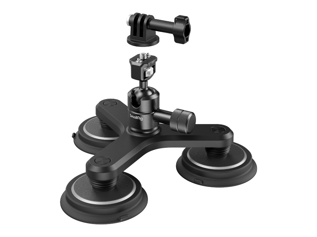 SmallRig 4468 Aksiyon Kamera Uyumlu 3' lü Araç Vantuz Kiti