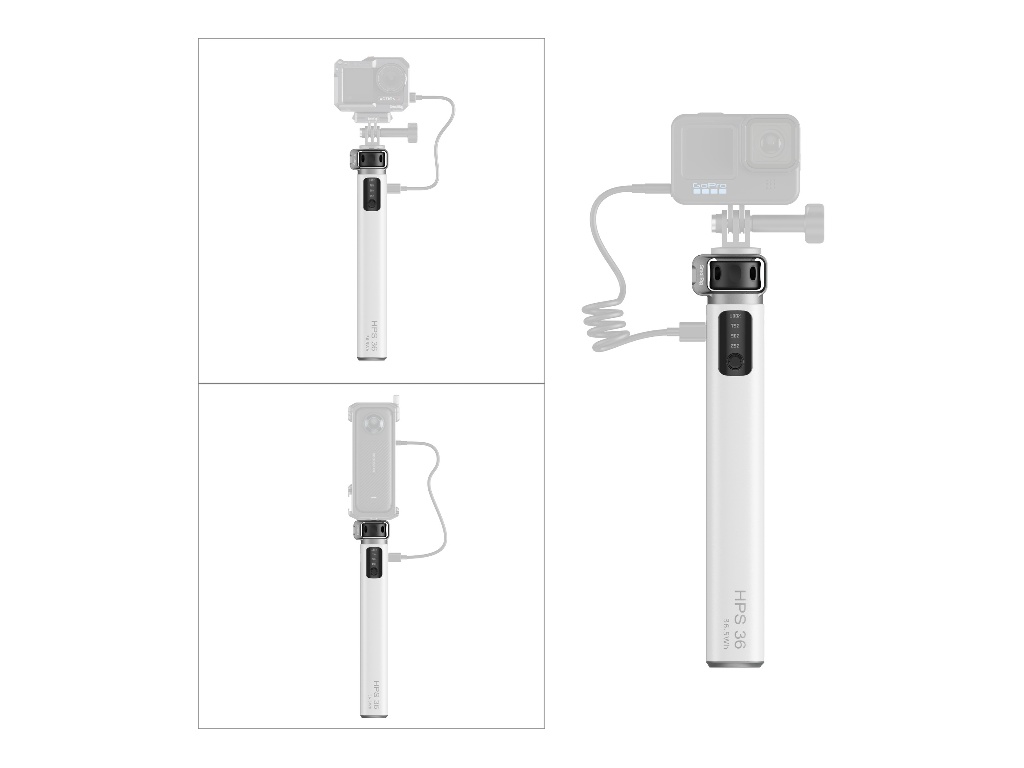 SmallRig 4552 5000 mAh Powerbank Özellikli 36w Çıkışlı El Tutacağı 5000 mAh