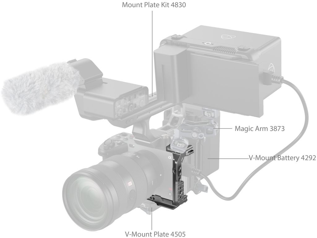 SmallRig 4772 Sony FX3 ve FX30 Uyumlu Kafes