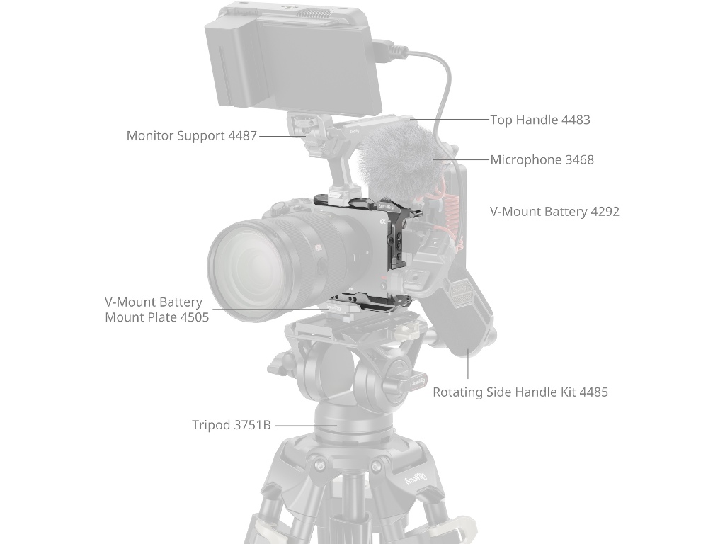 SmallRig 4772 Sony FX3 ve FX30 Uyumlu Kafes