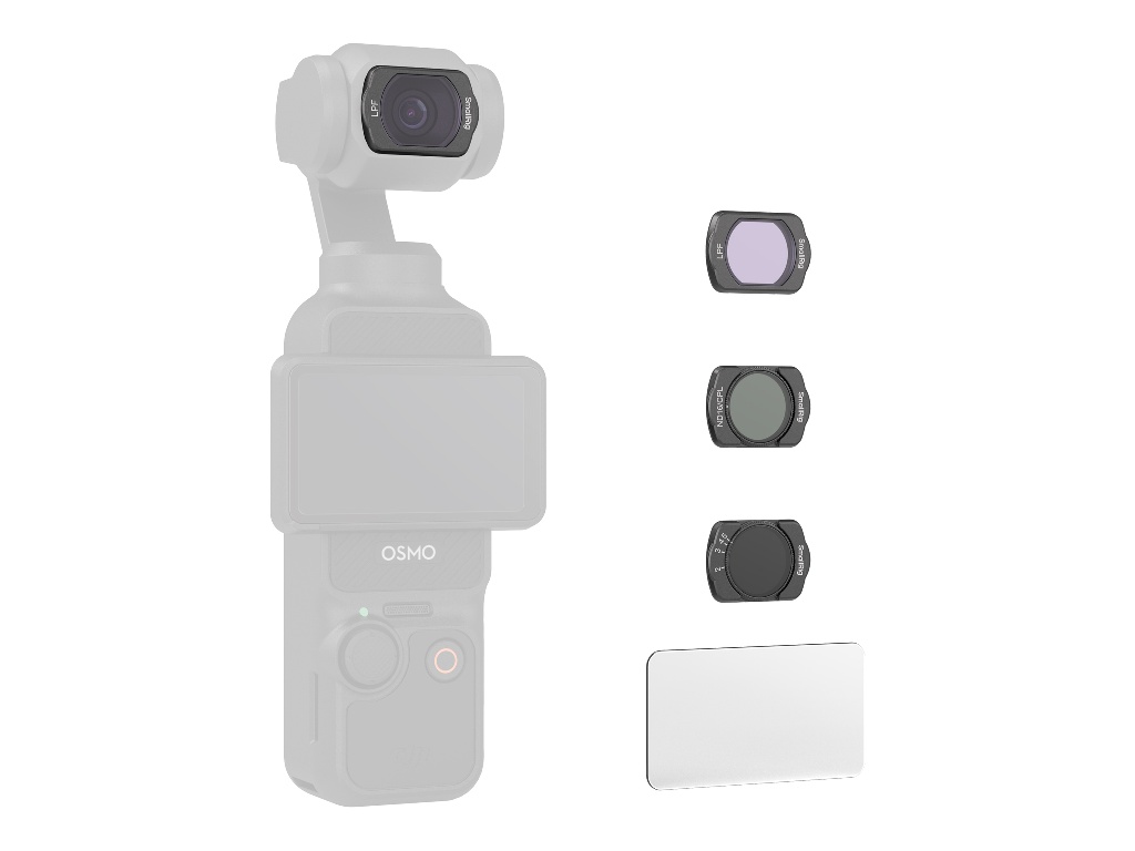 SmallRig 4776 Osmo Pocket 3 için Ekran Koruyucu CPL / ND Filtre  VND2-5 / ND16 / CPL / LPF Filtresi