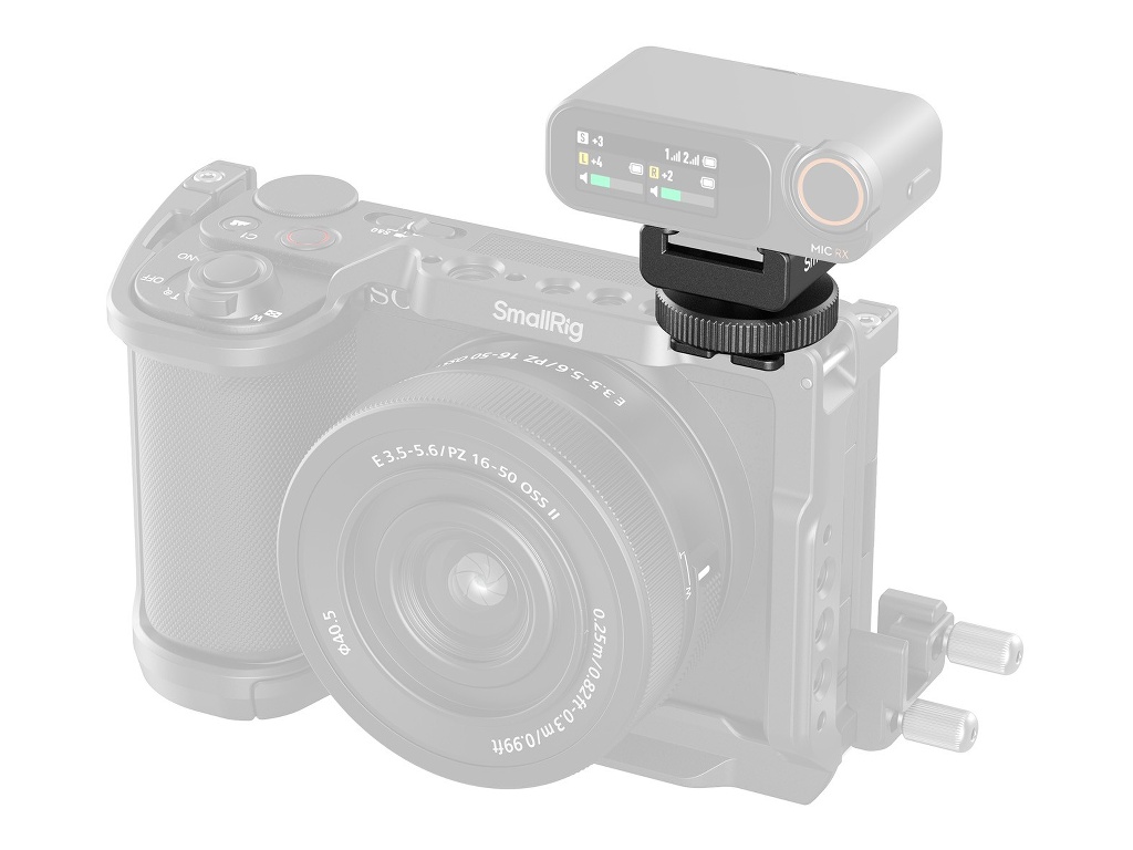 SmallRig 4822 Cold Shoe Mikrofon Bağlantı Aparatı Uyumluluk için Açıklamayı Okuyunuz