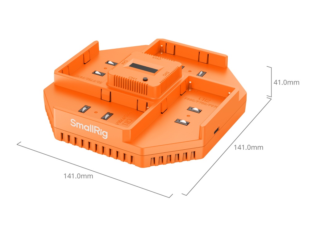 SmallRig 4837 NP-F Sony Dörtlü Şarj Cihazı