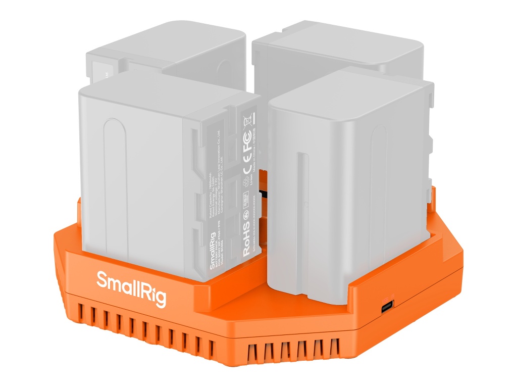 SmallRig 4837 NP-F Sony Dörtlü Şarj Cihazı
