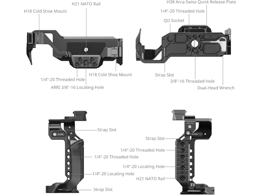 SmallRig 4902 Panasonic S1RII / S5II / S5IIX / G9II Uyumlu Kafes