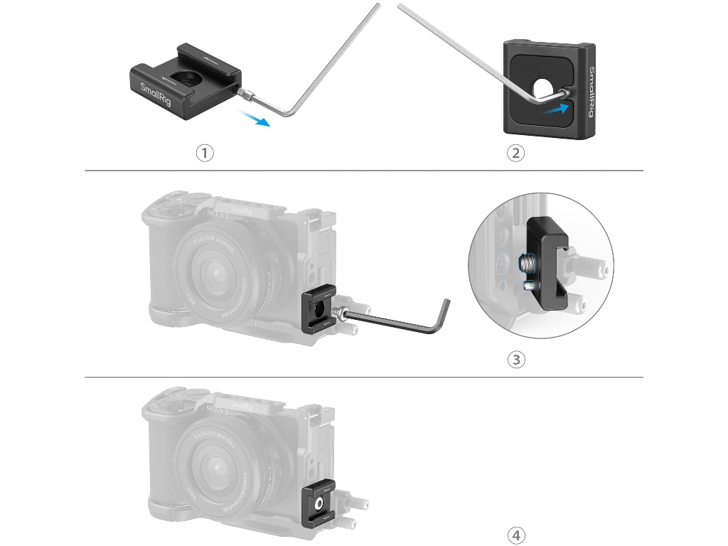 SmallRig 5032 Cold Shoe (2 Adet)