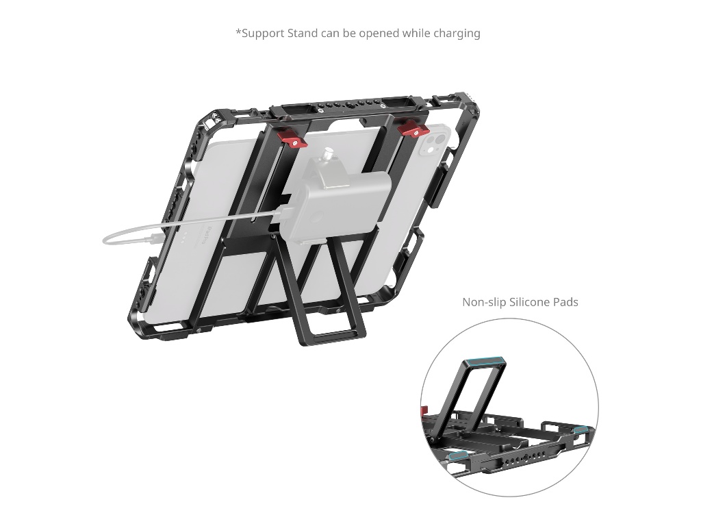 SmallRig MD5059 iPad / iPad Mini / iPad Air / iPad Pro Uyumlu Tablet Kafesi (12.9" 1. ve 2. Nesil Hariç)