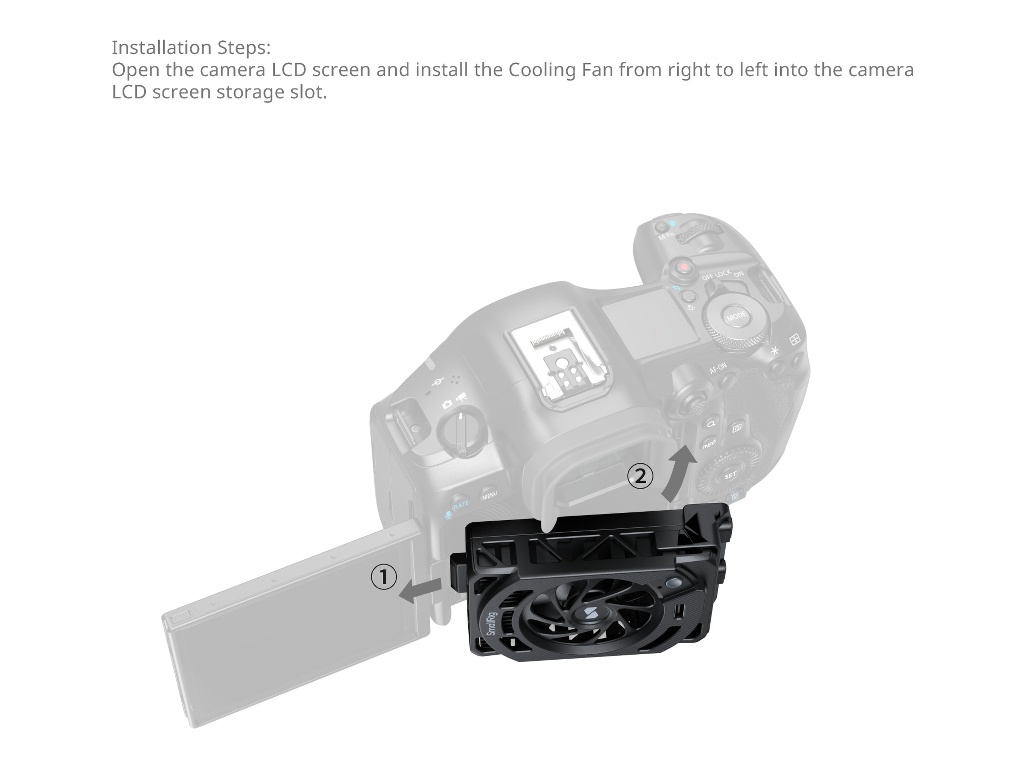 SmallRig 5063 EOS R5 ve R5 Mark II Uyumlu Soğutucu Fan