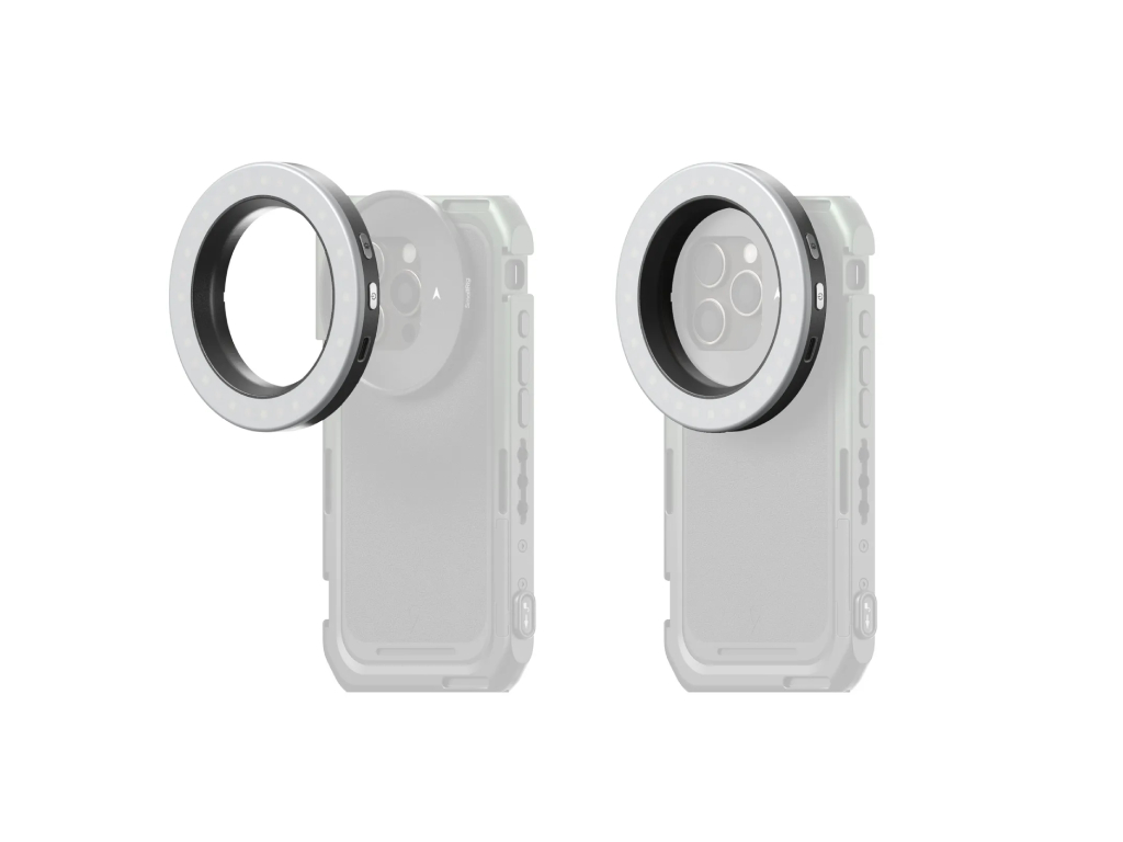 SmallRig 5203 Mobil 67mm Filtre Çaplı Ring Işık 67mm çaplı lens için kullanılabilir