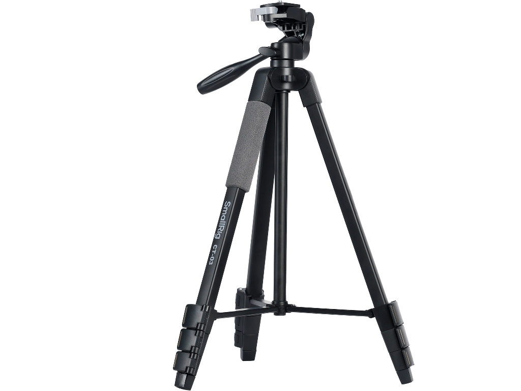 SmallRig 4687 CT-03 Alüminyum 4kg Taşıma Kapasiteli Video Tripodu  161cm Maksimum Uzunluk