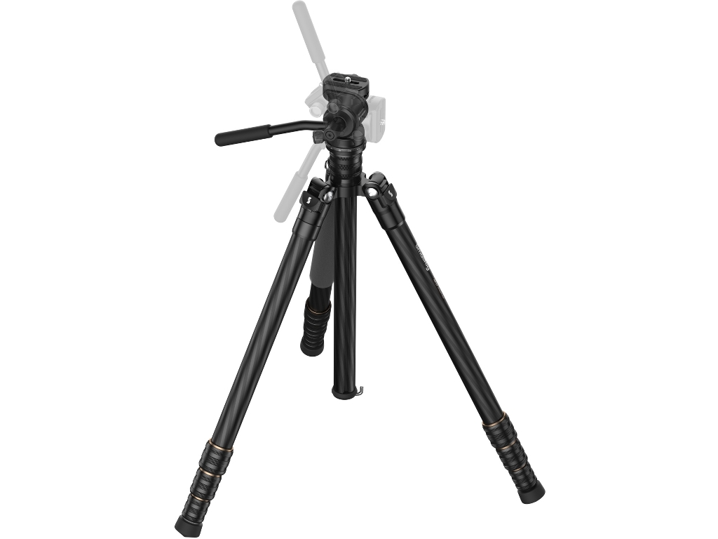 SmallRig 4937 CT150 Karbon Fiber 3kg Taşıma Kapasiteli Video Tripodu  157cm Maksimum Uzunluk