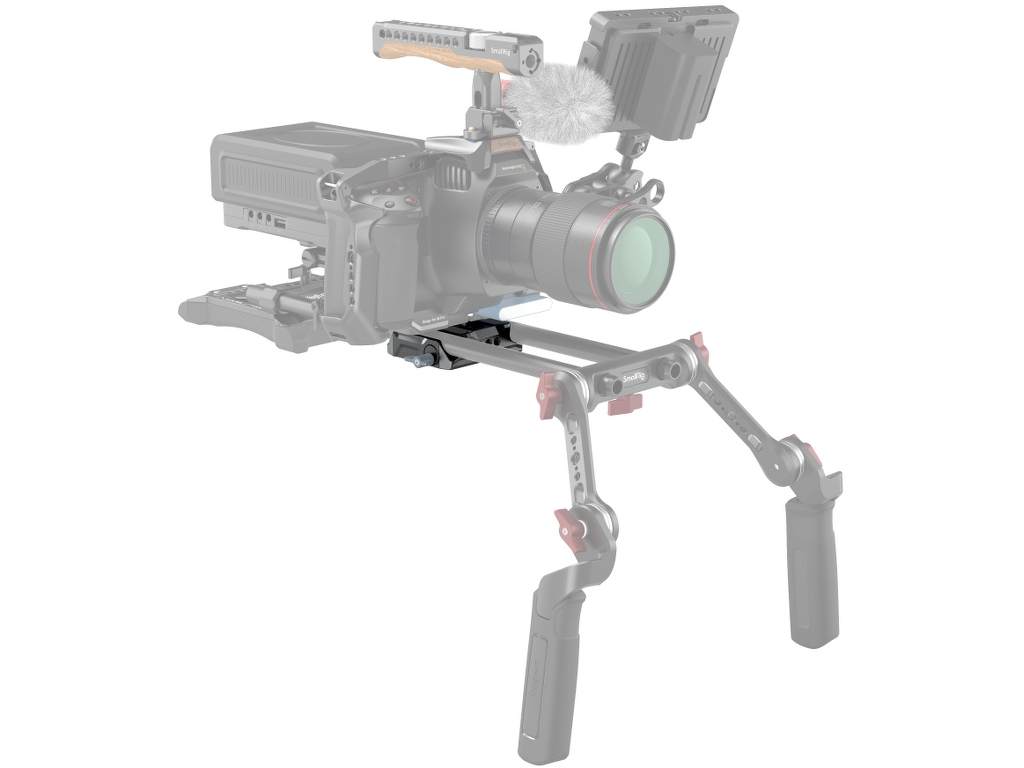 SmallRig 3357 Çift 15mm Çubuk Kelepçeli Evrensel Taban Plakası Baseplate