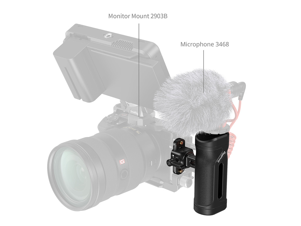 SmallRig 5947 Nato Bağlantılı Mini Yan Tutma Kolu
