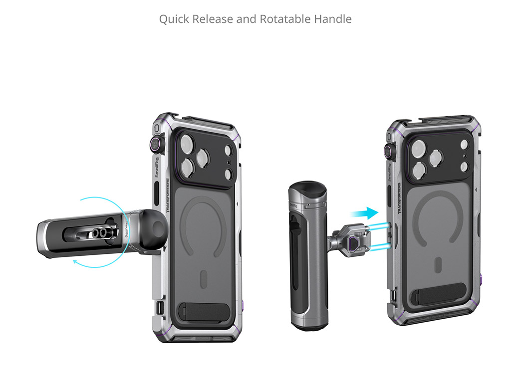 SmallRig 5584 Megatron Edition iPhone 17 Pro Max Uyumlu Dual Handle Kit