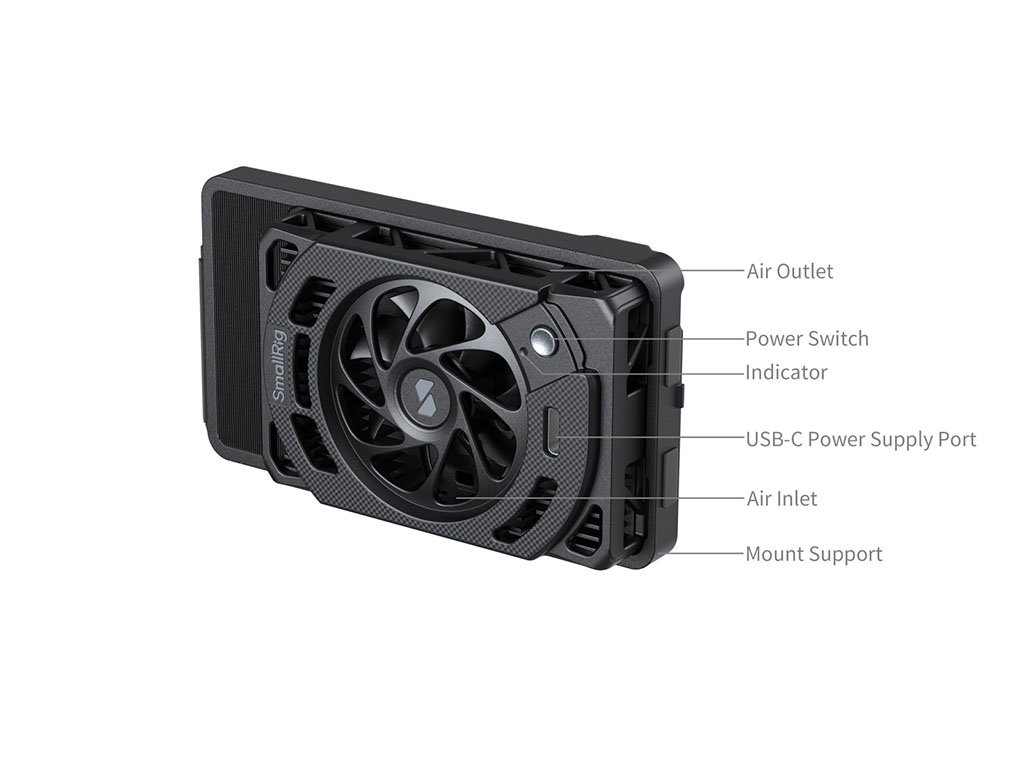 SmallRig 5874 Nikon ZR Uyumlu Soğutma Fanı