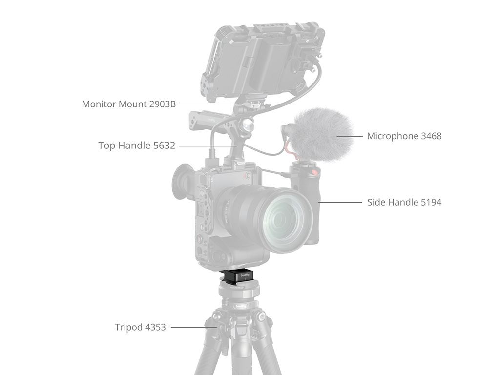 SmallRig 5802 Arca Tipi Hızlı Serbest Bırakma Plakası