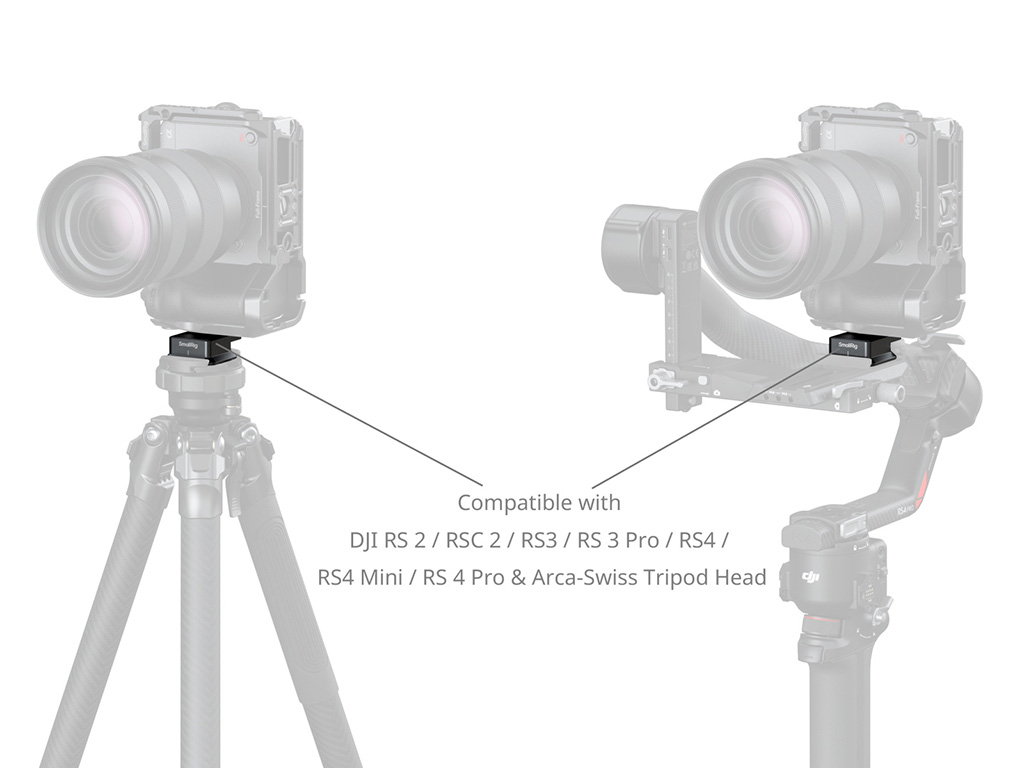 SmallRig 5802 Arca Tipi Hızlı Serbest Bırakma Plakası