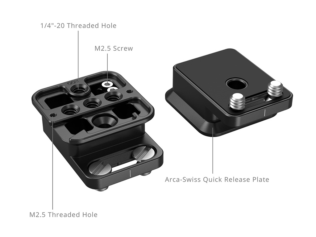 SmallRig 5802 Arca Tipi Hızlı Serbest Bırakma Plakası