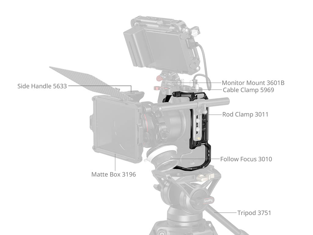 SmallRig 5954 EOS R6 III Uyumlu Kafes