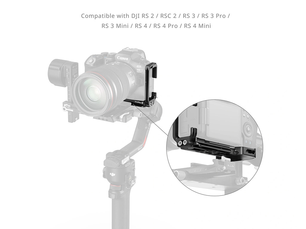 SmallRig 5962 EOS R6 III Uyumlu L Braket