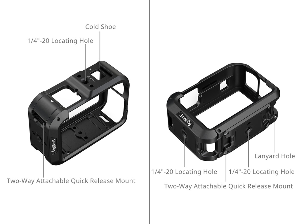SmallRig 5887 DJI Osmo Action 6 Uyumlu Kafes