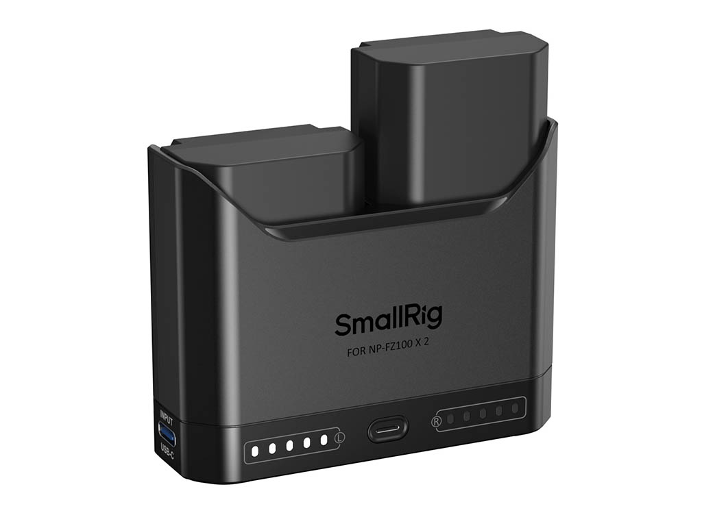 SmallRig 5483 Sony NP-FZ100 Turbo Hızlı 2 Batarya + Şarj Kiti 2 Batarya + Turbo Şarj Aleti