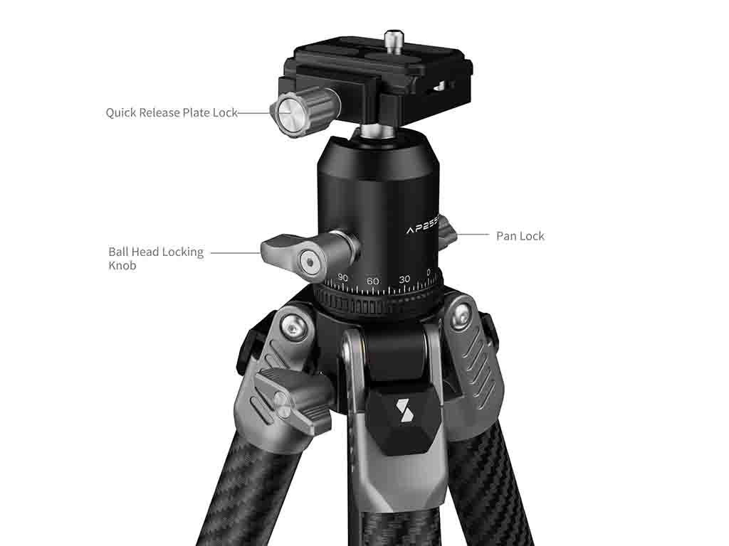 SmallRig 5478 Karbon Fiber Tripod