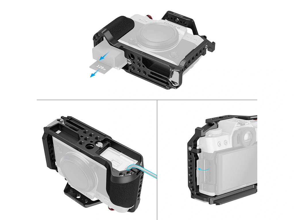 SmallRig 5662 Fujifilm X-T30 III Uyumlu Siyah Kafes