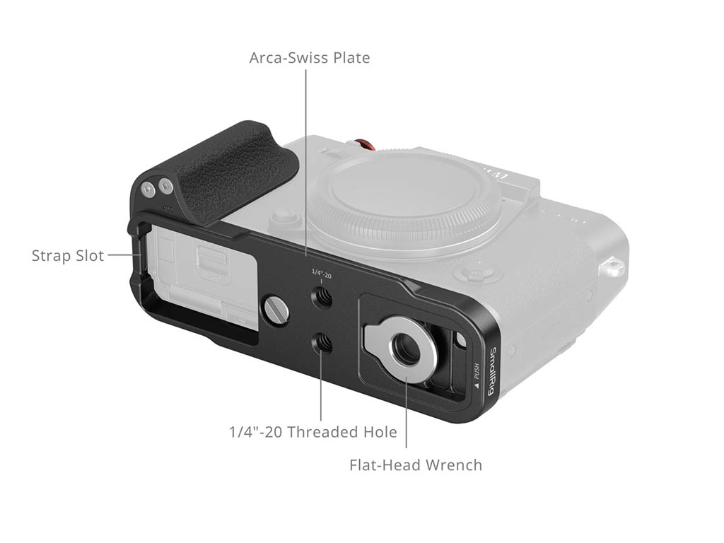 SmallRig 5663 Fujifilm X-T30 III Uyumlu Siyah L Braket