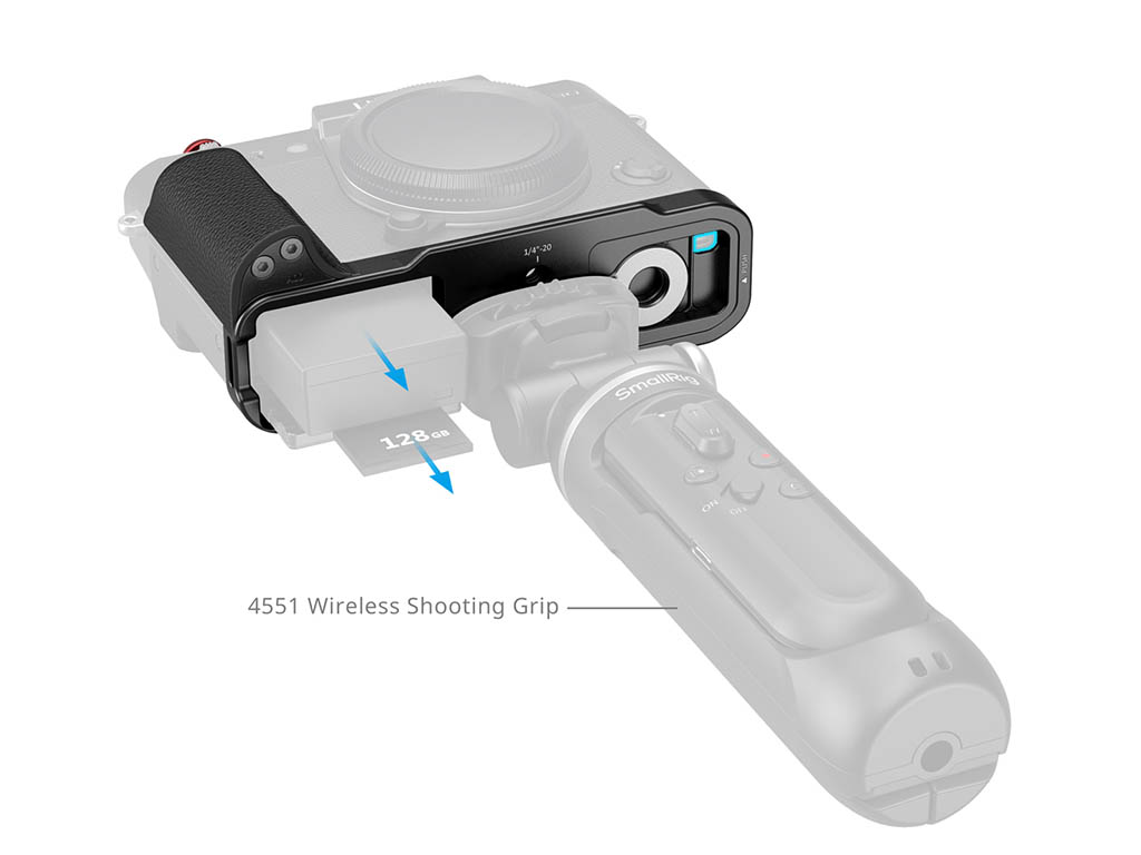 SmallRig 5663 Fujifilm X-T30 III Uyumlu Siyah L Braket