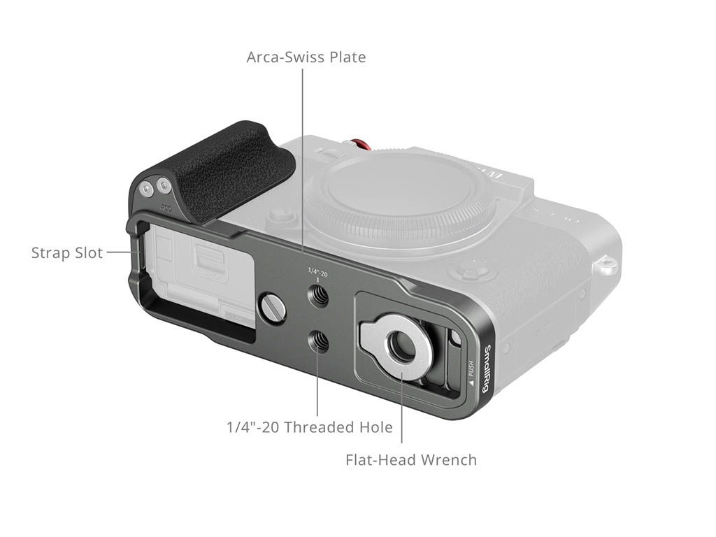 SmallRig 5665 Fujifilm X-T30 III Uyumlu Antrasit L Braket